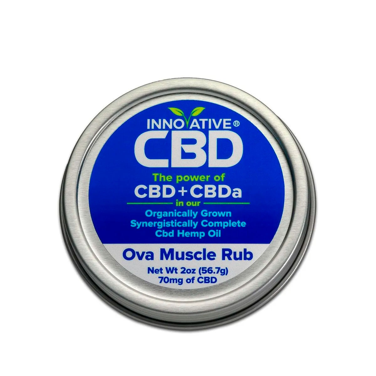 Innovative CBD, Professional OVA CBD+CBDA Muscle Rub, Soothing Menthol, Full Spectrum, 2oz, 70mg CBD Innovative CBD, Professional OVA CBD+CBDA Muscle Rub, Soothing Menthol, Full Spectrum, 2oz, 70mg CBD